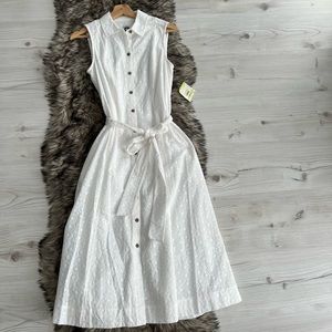 Anne Klein White dress.